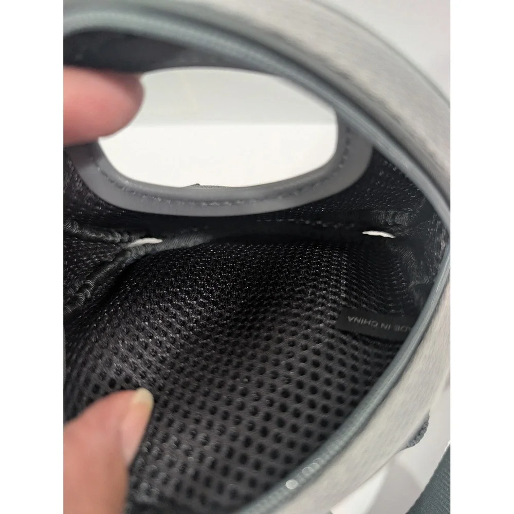 Sony Walkman Portable CD Player Case Grey Mesh Waist Bag Belt Strap Vintage